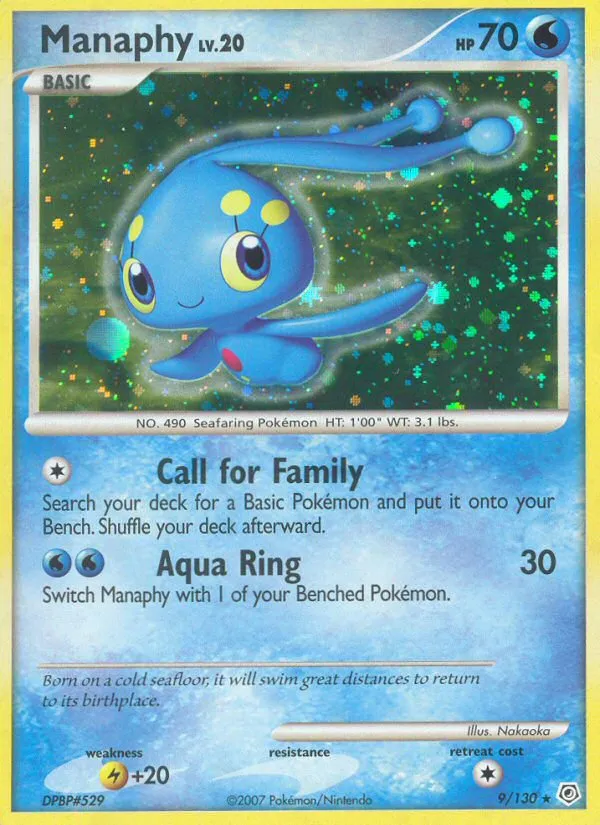 Manaphy Lv.20 — Diamond and Pearl — Pokemon