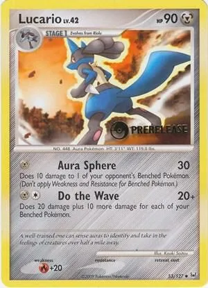 Lucario — Diamond and Pearl Promos — Pokémon