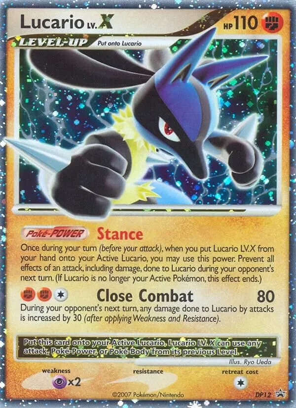 Lucario LV.X — Diamond and Pearl Promos — Pokemon