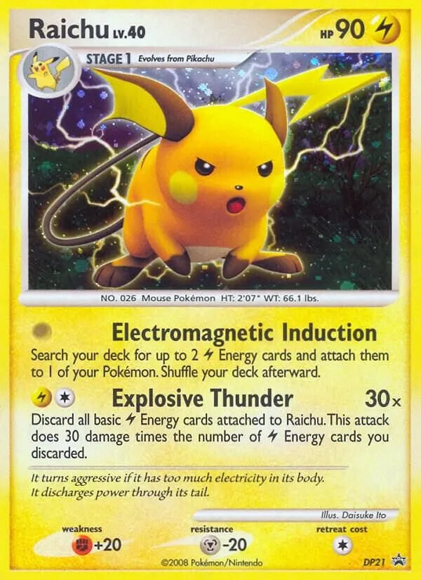 Raichu — Diamond and Pearl Promos — Pokemon