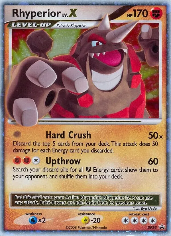 Rhyperior LV.X — Diamond and Pearl Promos — Pokémon