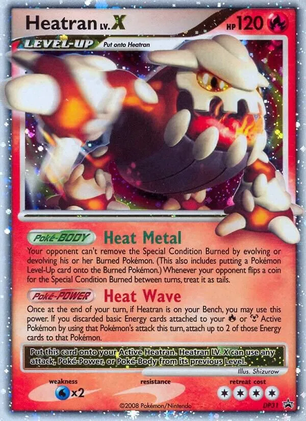 Heatran LV.X — Diamond and Pearl Promos — Pokemon