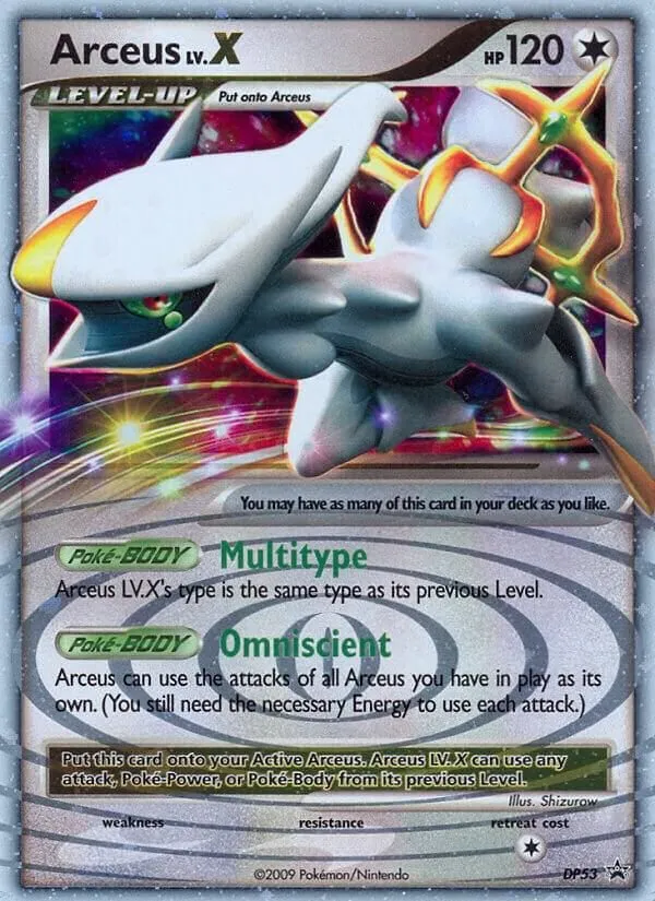 Arceus LV.X — Diamond and Pearl Promos — Pokemon