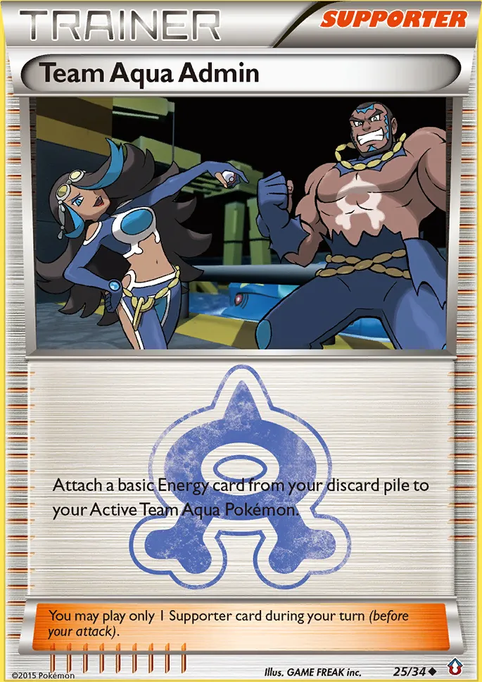 Team Aqua Admin — Double Crisis — Pokemon