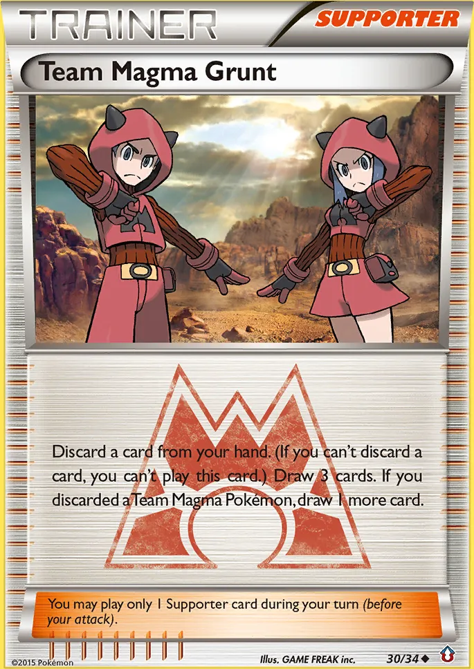 Team Magma Grunt — Double Crisis — Pokémon