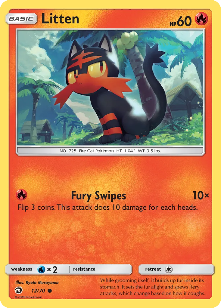 Litten — Dragon Majesty — Pokemon