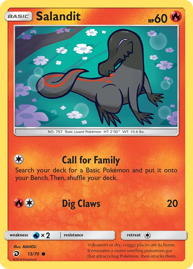 Salandit — Dragon Majesty — Pokemon