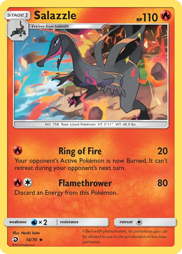 Salazzle — Dragon Majesty — Pokemon