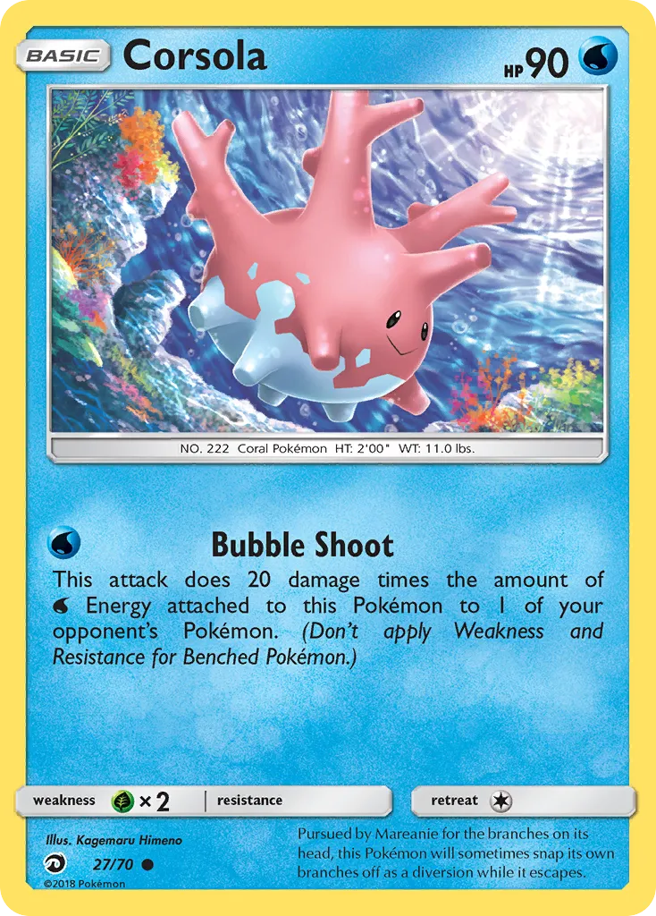 Corsola — Dragon Majesty — Pokemon