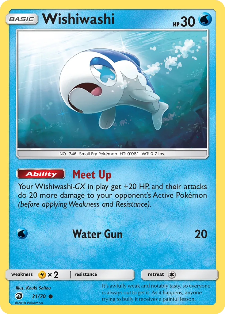 Wishiwashi — Dragon Majesty — Pokemon