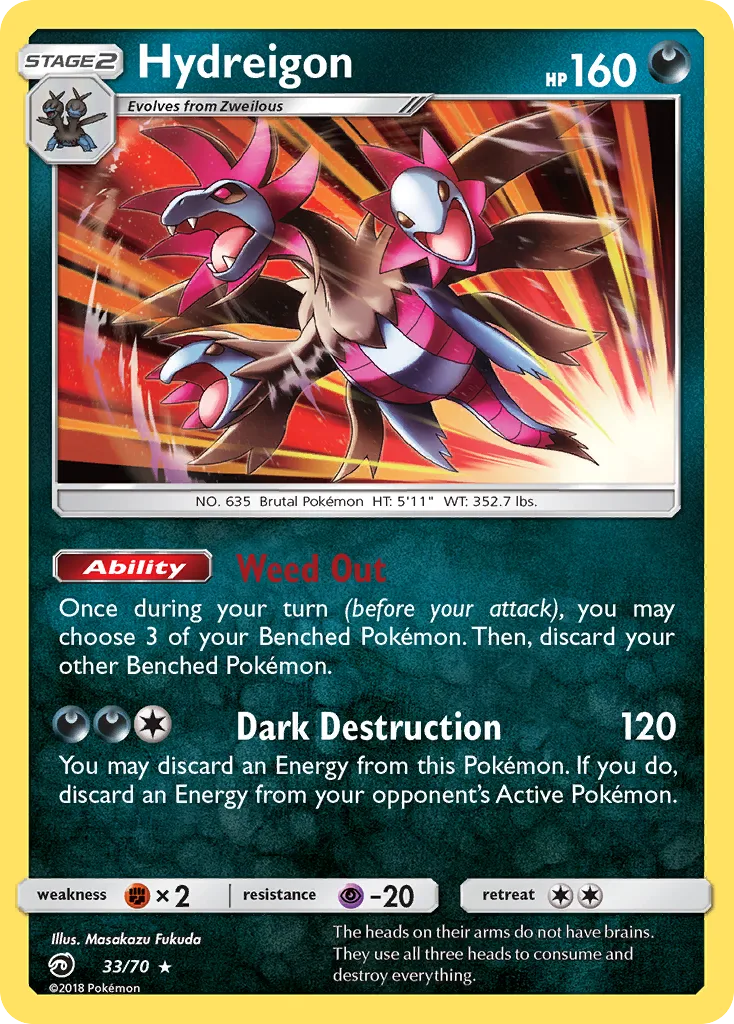 Hydreigon — Dragon Majesty — Pokemon