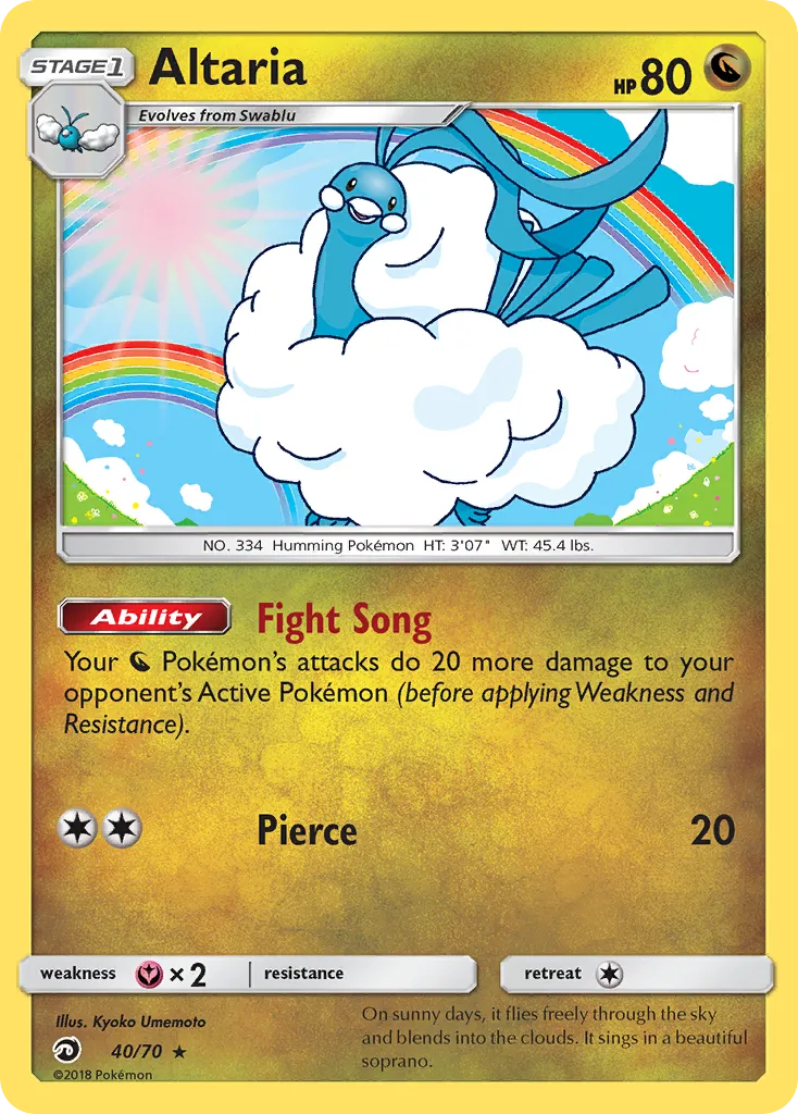 Altaria — Dragon Majesty — Pokemon
