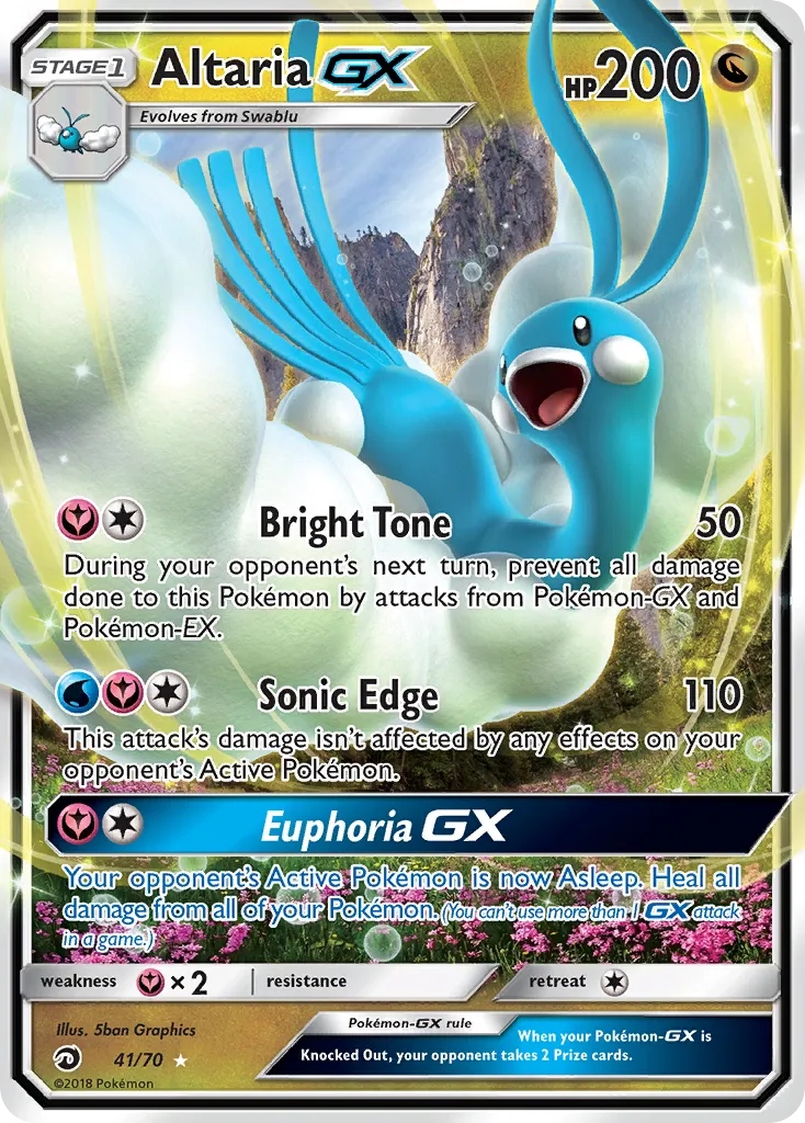Altaria GX — Dragon Majesty — Pokémon