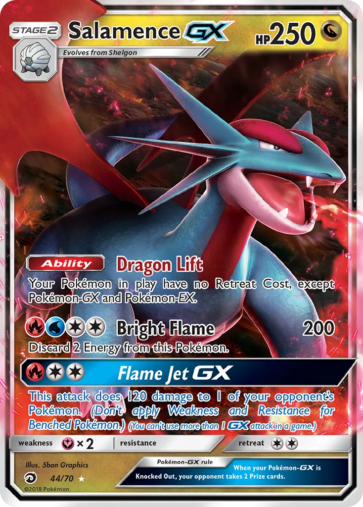 Salamence GX — Dragon Majesty — Pokémon