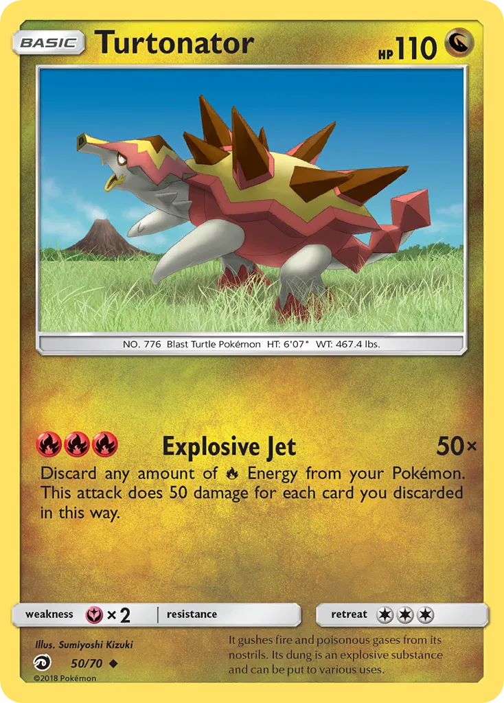 Turtonator — Dragon Majesty — Pokemon