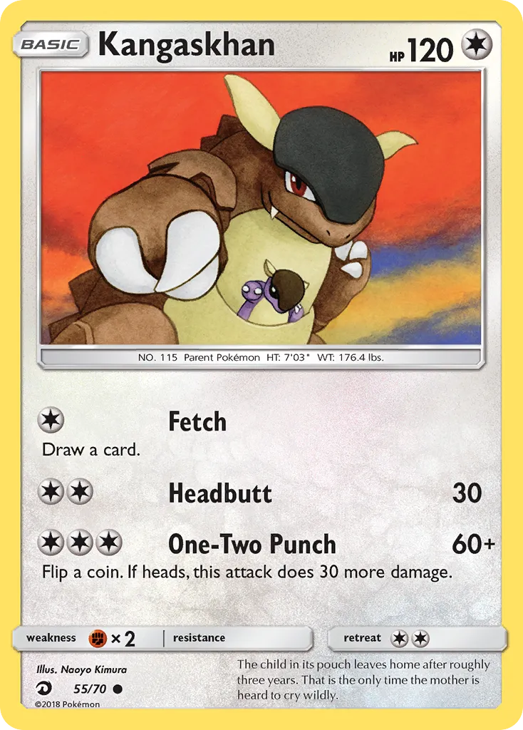 Kangaskhan — Dragon Majesty — Pokemon