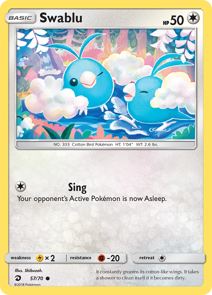 Swablu — Dragon Majesty — Pokemon
