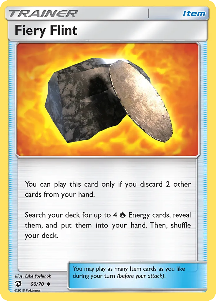 Fiery Flint — Dragon Majesty — Pokemon