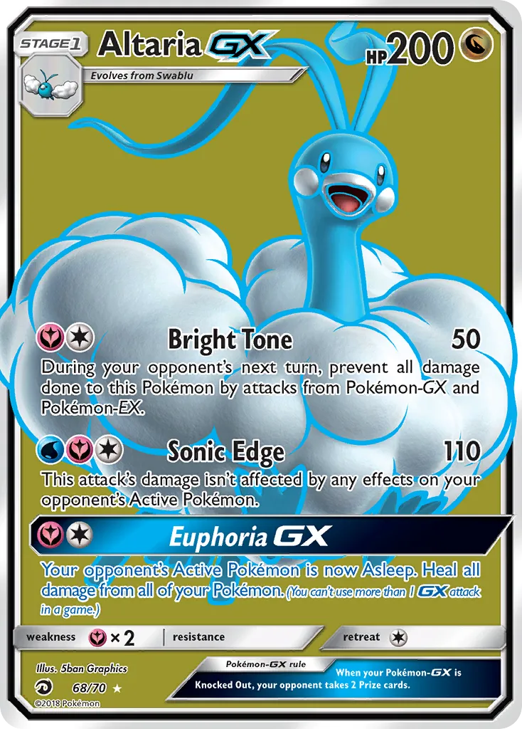 Altaria GX — Dragon Majesty — Pokémon
