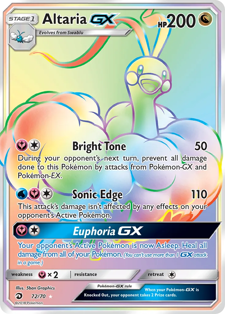 Altaria GX — Dragon Majesty — Pokémon