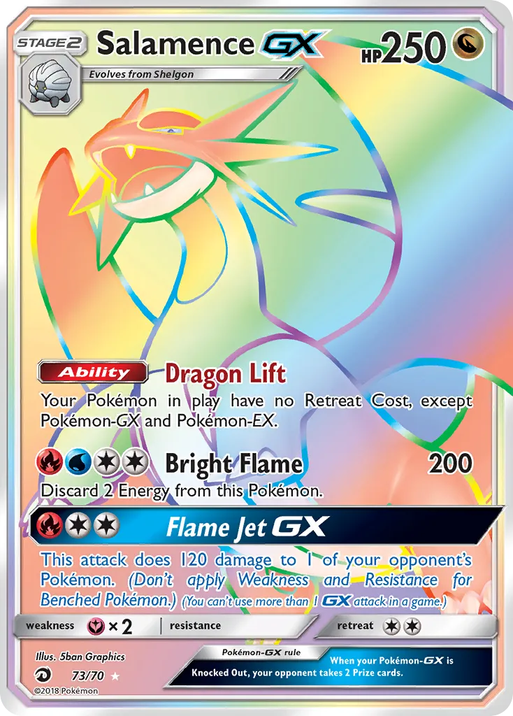 Salamence GX — Dragon Majesty — Pokémon