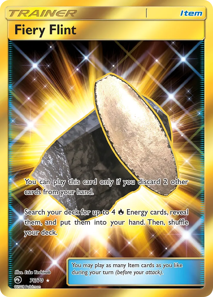 Fiery Flint — Dragon Majesty — Pokemon