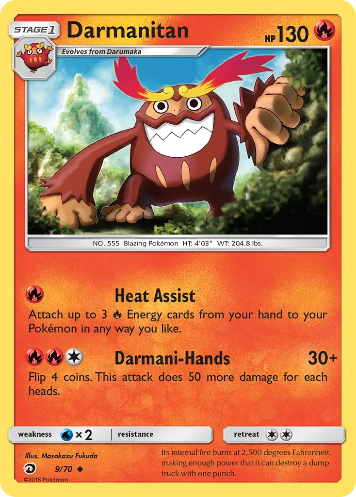 Darmanitan — Dragon Majesty — Pokemon