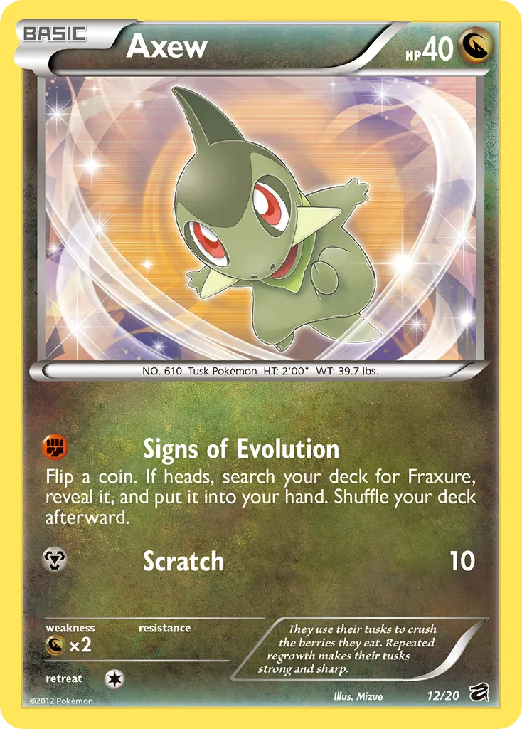 Axew — Dragon Vault — Pokemon