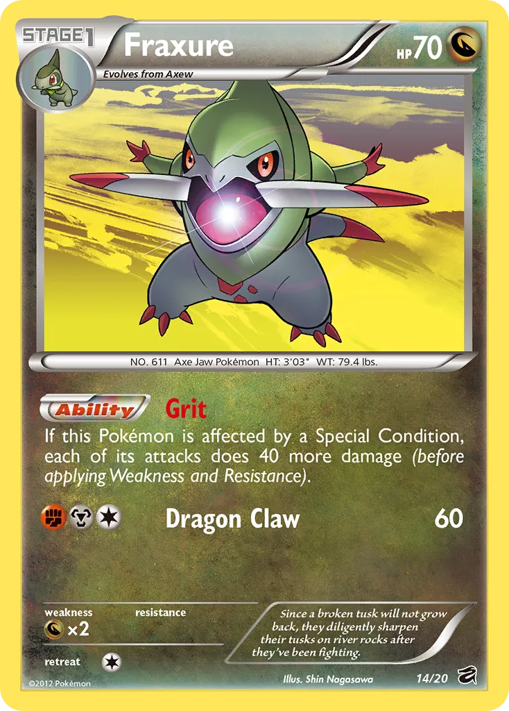 Fraxure — Dragon Vault — Pokemon