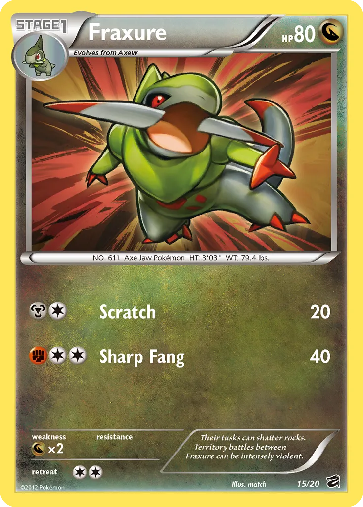Fraxure — Dragon Vault — Pokémon