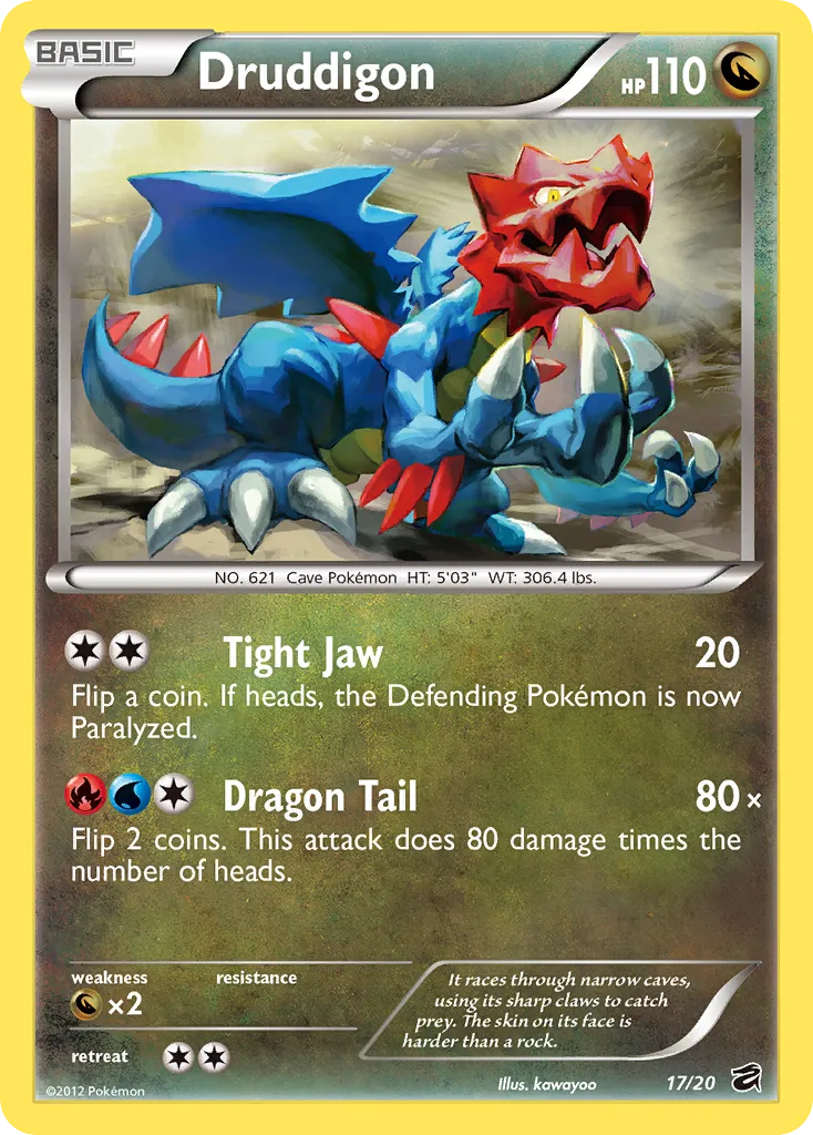 Druddigon — Dragon Vault — Pokemon