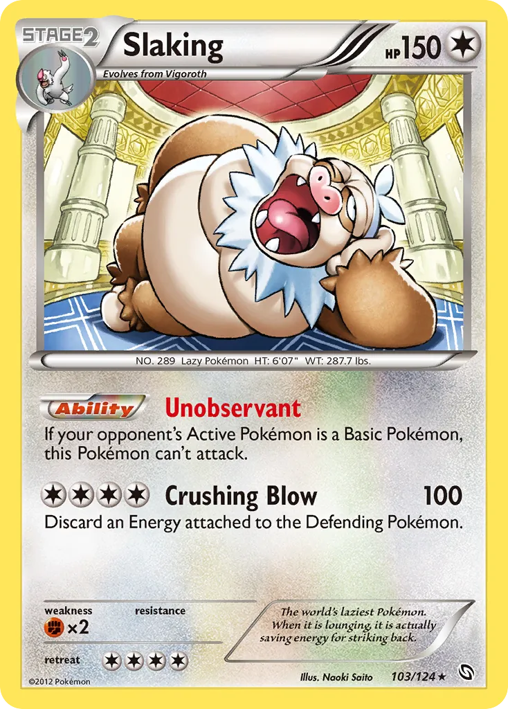 Slaking — Dragons Exalted — Pokemon
