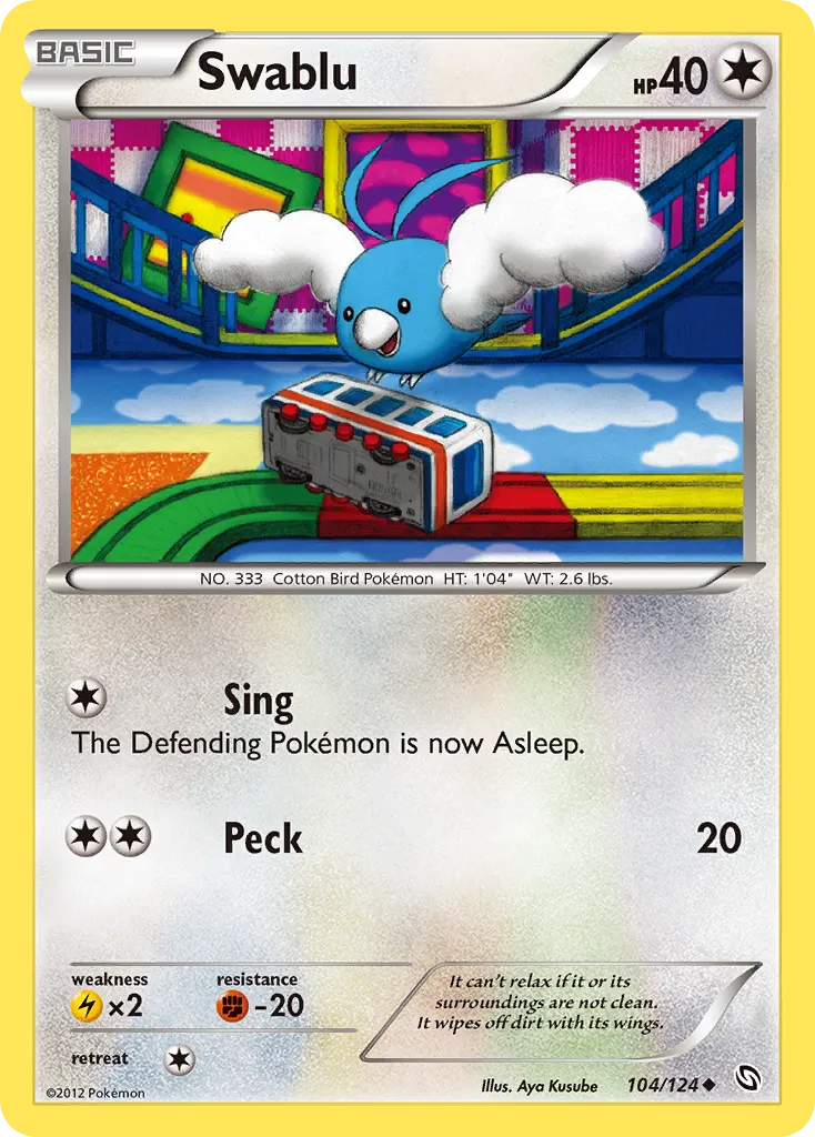 Swablu — Dragons Exalted — Pokemon