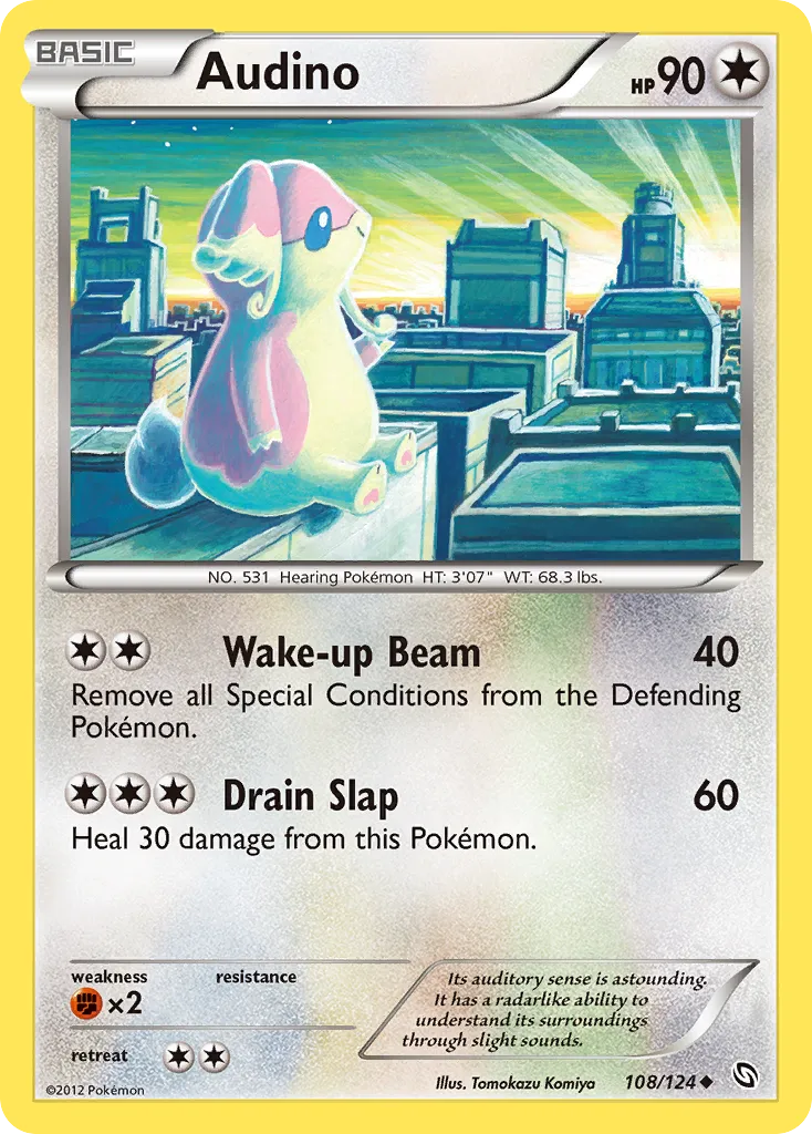 Audino — Dragons Exalted — Pokémon