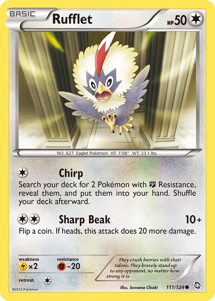 Rufflet — Dragons Exalted — Pokémon
