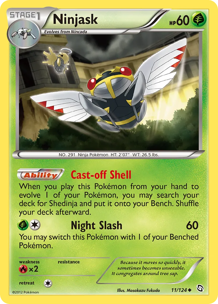 Ninjask — Dragons Exalted — Pokemon