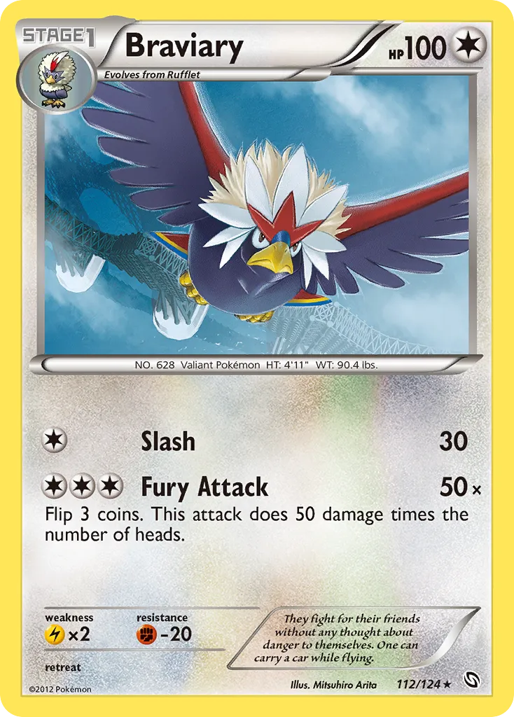 Braviary — Dragons Exalted — Pokémon