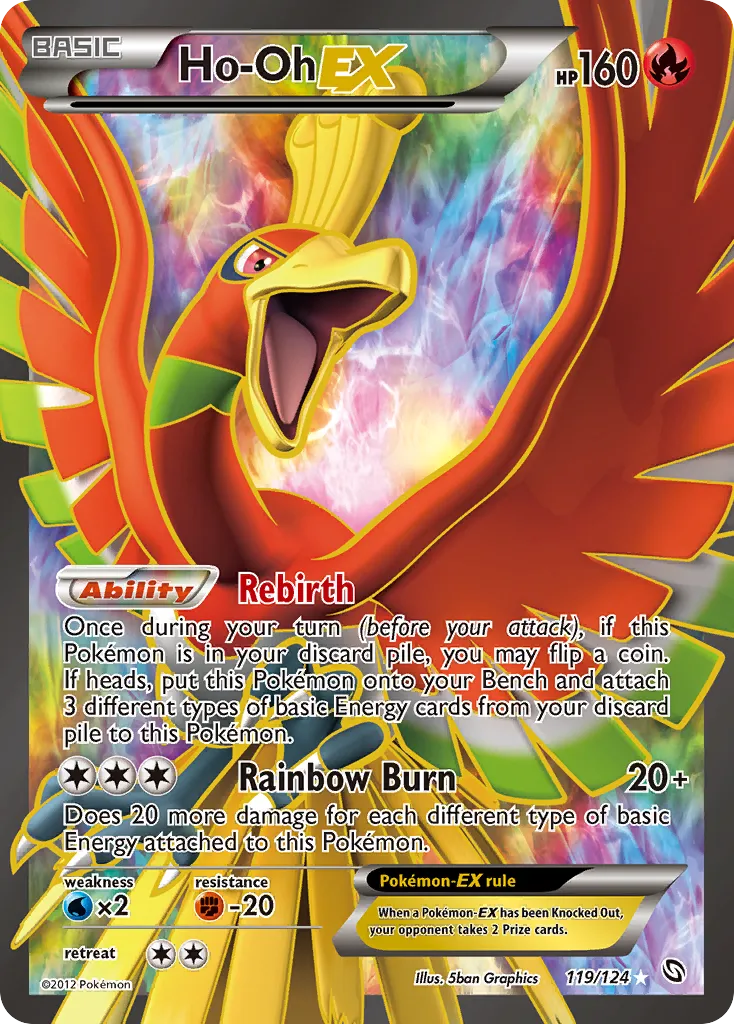 Ho-Oh Ex — Dragons Exalted — Pokemon