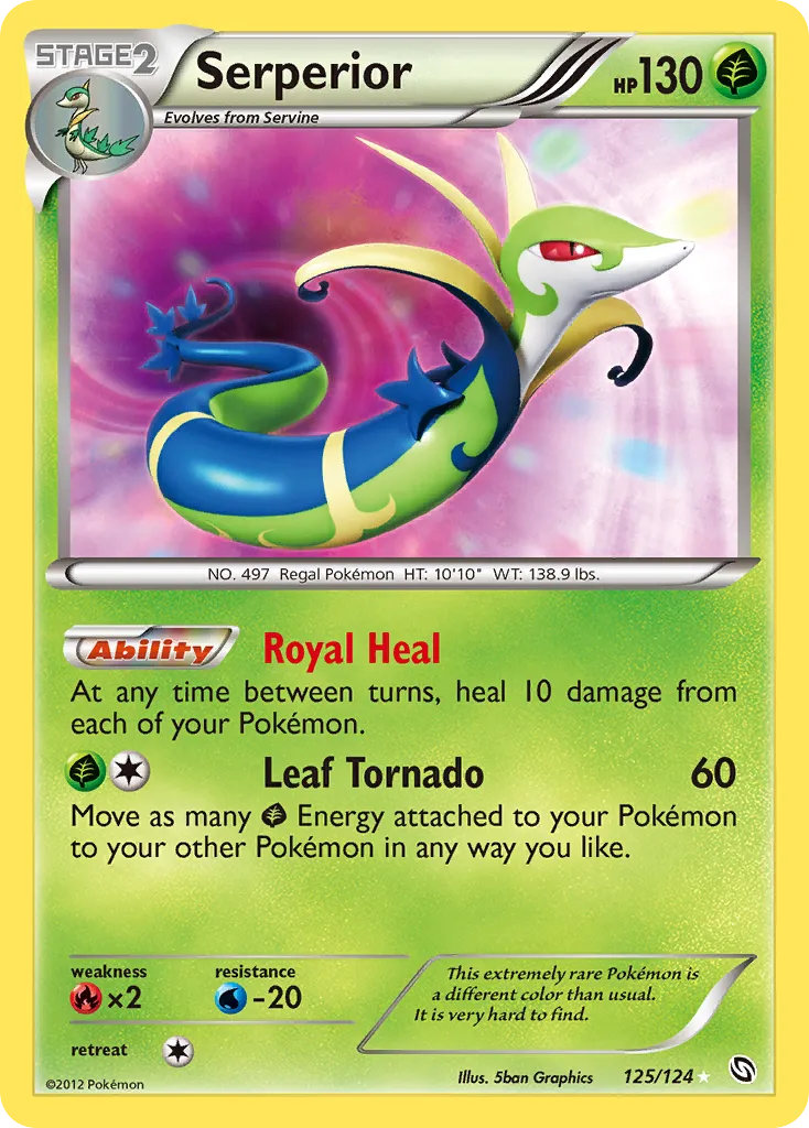 Serperior — Dragons Exalted — Pokemon