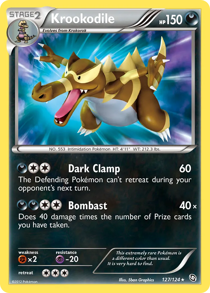 Krookodile — Dragons Exalted — Pokemon
