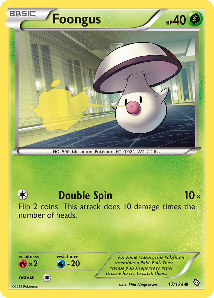 Foongus — Dragons Exalted — Pokemon