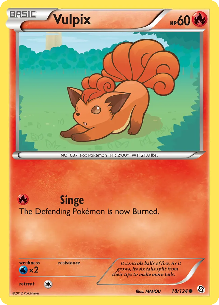 Vulpix — Dragons Exalted — Pokemon