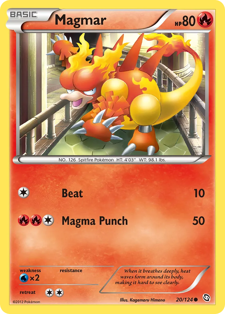 Magmar — Dragons Exalted — Pokemon