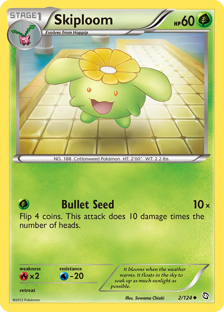 Skiploom — Dragons Exalted — Pokemon