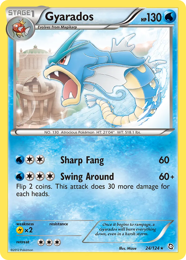 Gyarados — Dragons Exalted — Pokemon