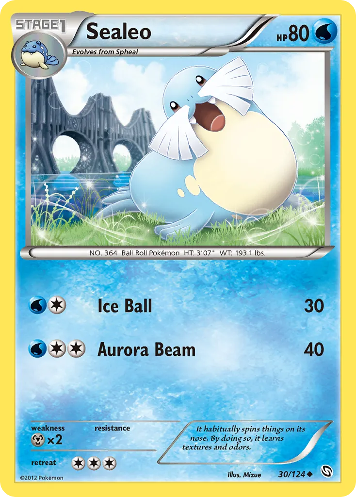 Sealeo — Dragons Exalted — Pokémon