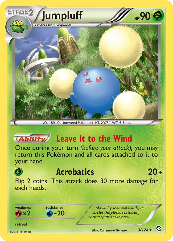 Jumpluff — Dragons Exalted — Pokemon