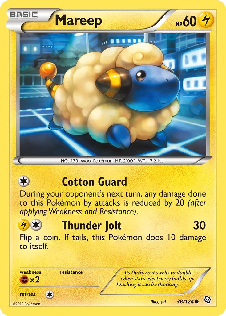 Mareep — Dragons Exalted — Pokemon