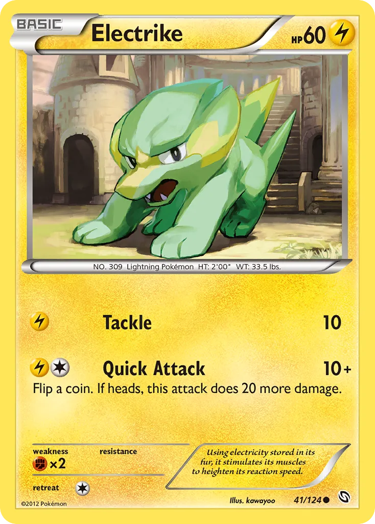 Electrike — Dragons Exalted — Pokemon