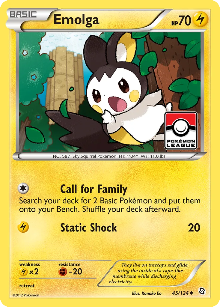 Emolga — Dragons Exalted — Pokemon